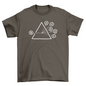 Crypto coins stroke symbols t-shirt