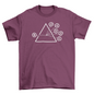 Crypto coins stroke symbols t-shirt