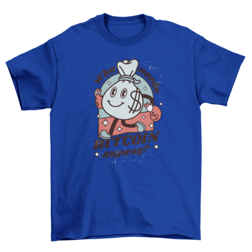 Bitcoin money bag t-shirt