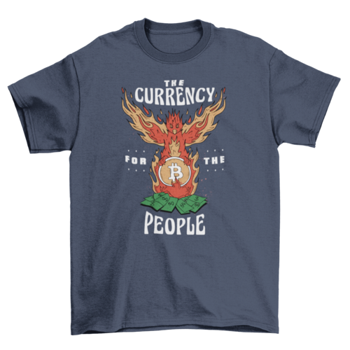 Currency for the people bitcoin t-shirt