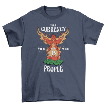 Currency for the people bitcoin t-shirt