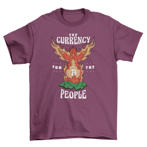 Currency for the people bitcoin t-shirt