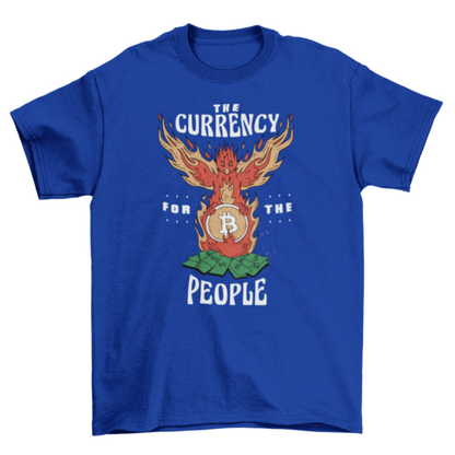 Currency for the people bitcoin t-shirt