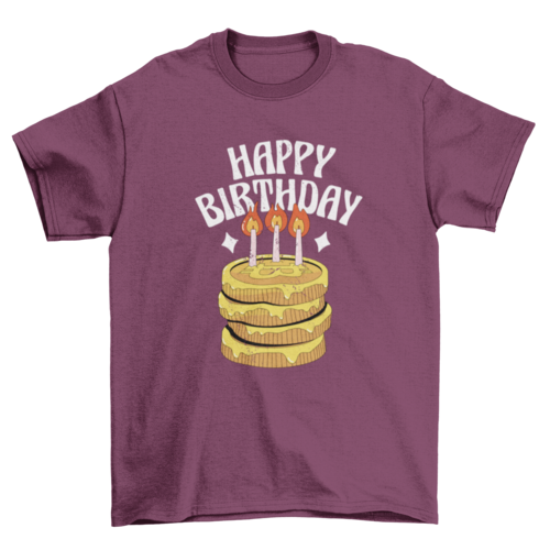 Bitcoin birthday cake t-shirt