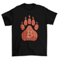 Bitcoin bear footprint t-shirt