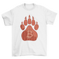 Bitcoin bear footprint t-shirt