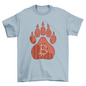 Bitcoin bear footprint t-shirt
