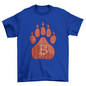 Bitcoin bear footprint t-shirt