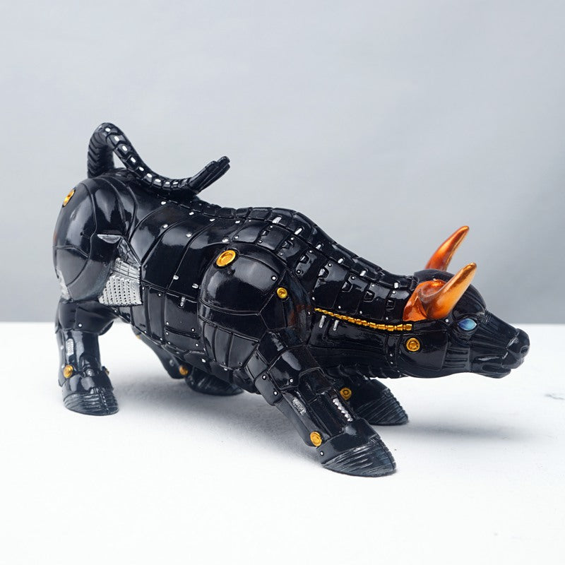 Vilead 20cm The Miami Bull Model Souvenir Statue Robot Sculpture