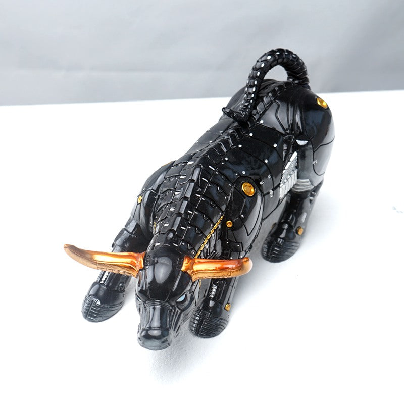 Vilead 20cm The Miami Bull Model Souvenir Statue Robot Sculpture