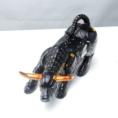 Vilead 20cm The Miami Bull Model Souvenir Statue Robot Sculpture