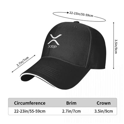 XRP Crypto Unisex Classic Black Baseball Cap