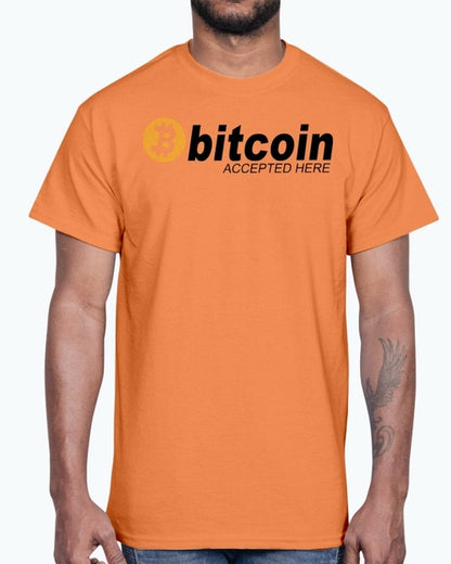 Bitcoin accepted Here - Hobbies- Cotton Tee
