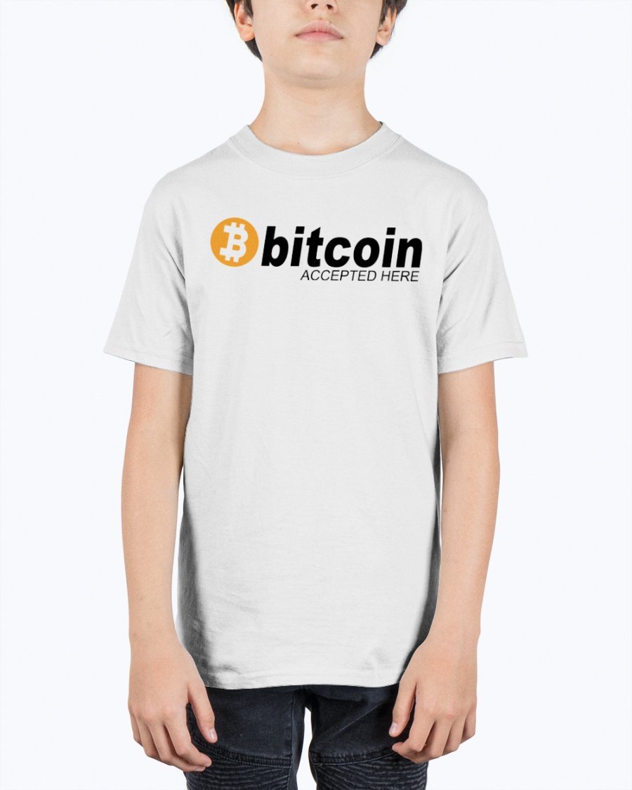 Bitcoin accepted Here - Hobbies- Youth Tee Unisex