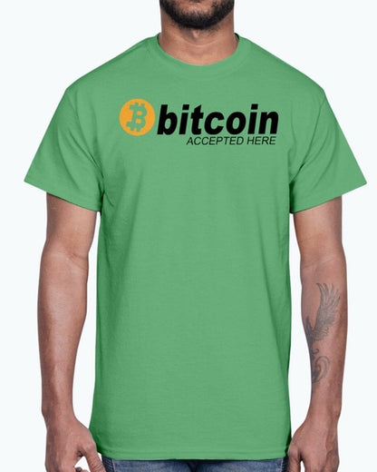 Bitcoin accepted Here - Hobbies- Cotton Tee