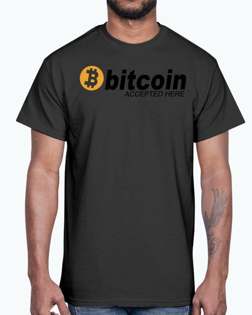 Bitcoin accepted Here - Hobbies- Cotton Tee