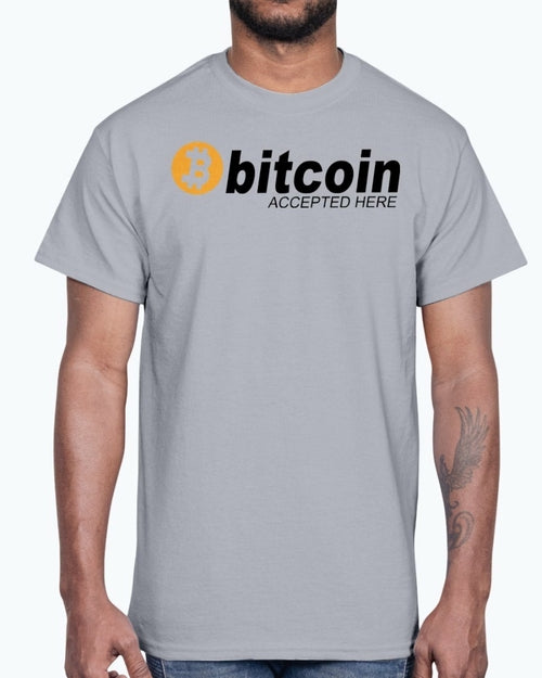 Bitcoin accepted Here - Hobbies- Cotton Tee