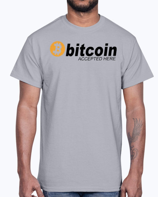 Bitcoin accepted Here - Hobbies- Cotton Tee
